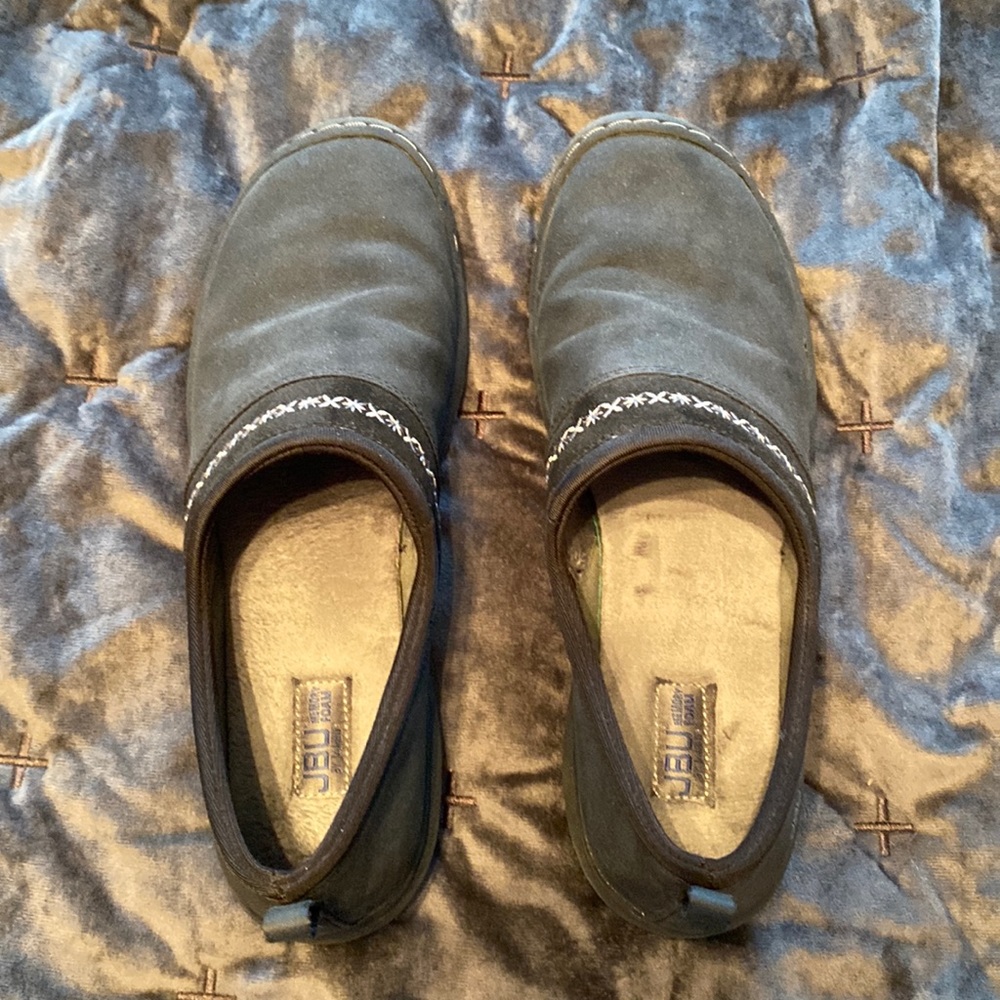Black loafers. All-weather.